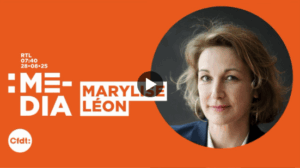 Interview de Marylise Léon, par Thomas Sotto, le 28 août 2025 sur RTL